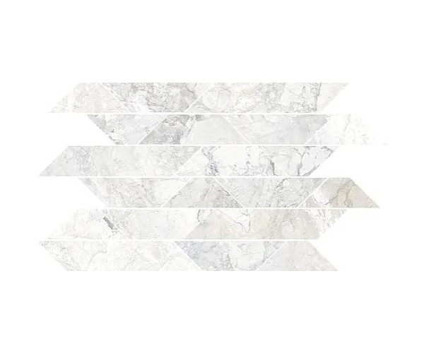Dlažba jako mramor Bottega Angel Heart Line White 30x41 Luc. Rett. - bílá