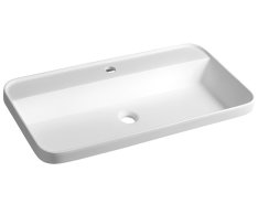 Sapho Brahea Umyvadlo Zápustné, Rockstone, 75x39 Cm, Bílá Mat