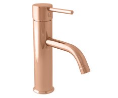 Umyvadlová baterie bez výpusti SEINA ZLATÁ RŮŽOVÁ - lesklá 3/8" SE922.0ZRL