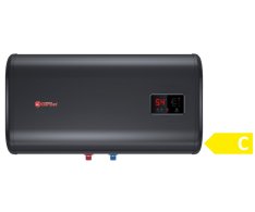 Thermex Id Shadow Elektrický Bojler, Zásobník, 80 L, Wifi, Horizontální, černá