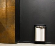 Realizace našeho zákazníka, obklad La Fenice Steel Art Corten a dlažba La Fenice Calcarea Grigio 