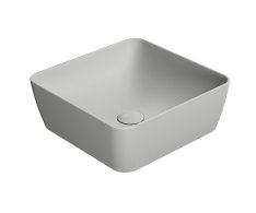 Gsi Sand/nubes Keramické Umyvadlo Na Desku 38x38cm, Cenere Mat