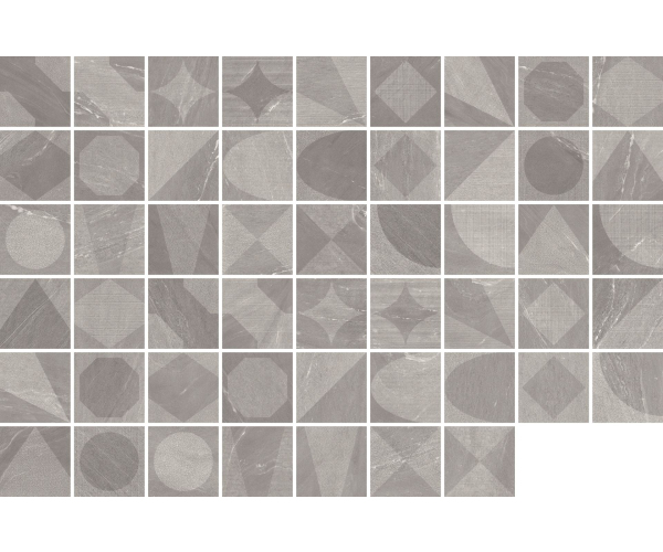 Dlažba Sant Agostino Waystone Decor Cold 20 20x20 - šedá
