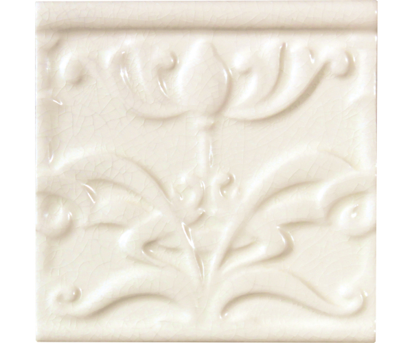 Retro obklad Grazia Essenze Liberty Bianco Craquele 13x13 Luc. - béžová