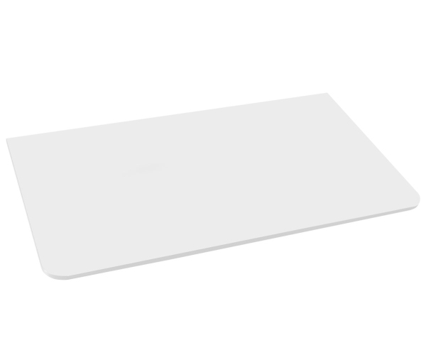 Sapho Kerala Deska Rockstone 102x1,2x48,5cm, Bílá Mat