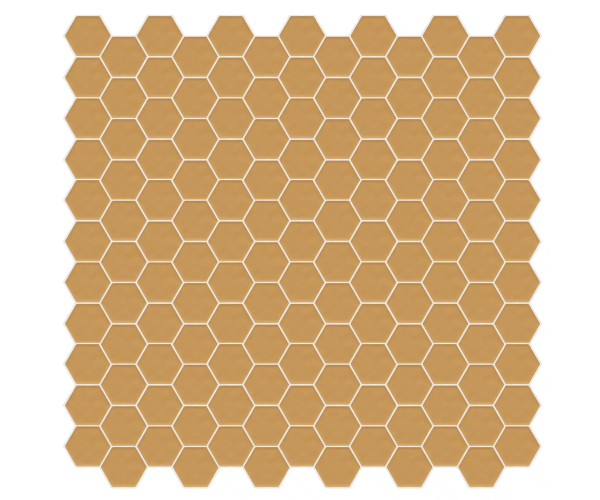 Mozaika Appiani Eden Fulvo 30x30 Hexagon Matt. - hnědá