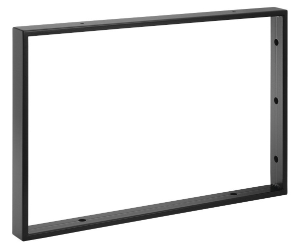 Sapho Podpěrná Konzole 490x330x40mm, Lakovaná Ocel, černá Mat, 1 Ks