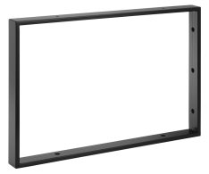 Sapho Podpěrná Konzole 490x330x40mm, Lakovaná Ocel, černá Mat, 1 Ks