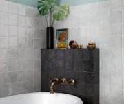 Obklad Equipe La Riviera Gris Nuage 13,2x13,2 - šedá