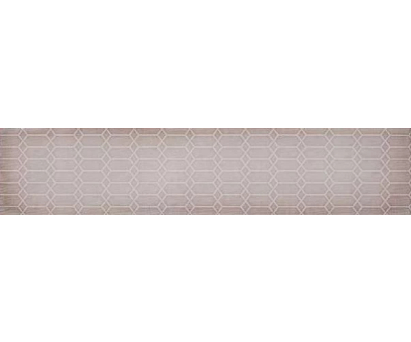 Retro obklad Deceram Tribeca Taupe Deco 10x40 - béžová (skladem)