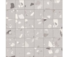 Sant Agostino Deconcrete Mosaico De-Medium Pearl 30x30