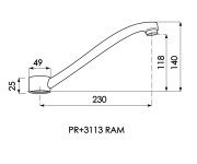 Ramínko K Baterii Pr 3113 PR+3113RAM
