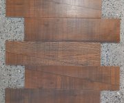Dlažba jako dřevo Bestile Pamesa Pirineos Wengue Wood 15x60 - hnědá (skladem)