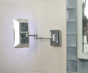 Sapho Kosmetické Zrcátko Závěsné Led, 160x240mm, Chrom