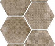 Vzorovaná dlažba Equipe Urban Melange Nut MIX 29,2x25,4 - hnědá (skladem)