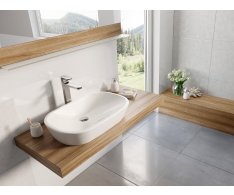 Umyvadlo Ceramic O - Umyvadlo Ceramic O 60, bez otvoru pro baterii, bez přepadu, bílá