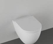 Isvea Infinity Závěsná Wc Mísa, Rimless, 36,5x53cm, Bílá Mat
