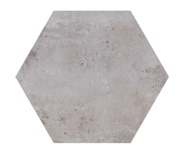 Dlažba jako cihla Fioranese Heritage Grey Exagona 34,5x40 - šedá