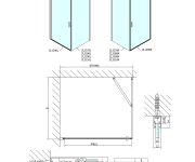 Polysan Zoom Obdélníkový Sprchový Kout 900x1000mm L/p Varianta