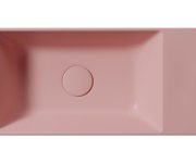 Gsi Kube X Keramické Umývátko 50x25cm, Broušená Spodní Hrana, Bez Otvoru, Pravé/levé, Blush Mat