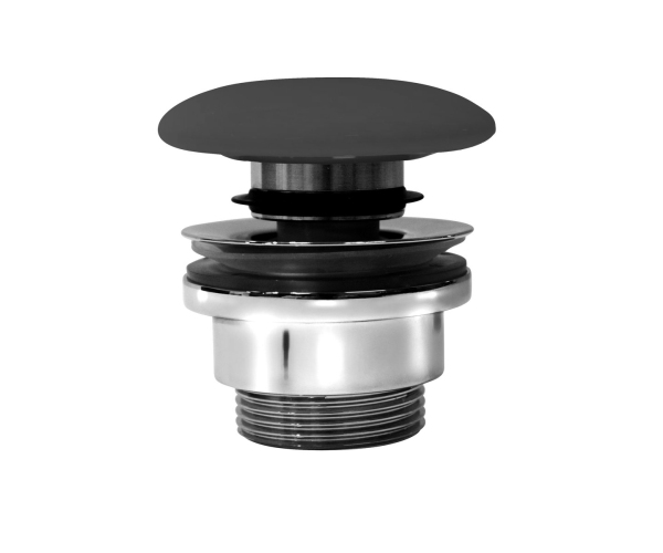 Gsi Umyvadlová Výpust 5/4“, Click-clack, Keramická Zátka, 5-65mm, černá Mat