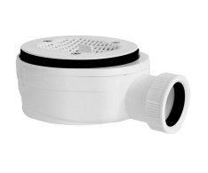 Gelco Vaničkový Sifon, Průměr 90mm, Dn40, Extra Nízký, Pro Vaničky S Krytem