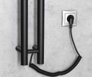 Sapho Papinado Elektrický Sušák Ručníků 109x1200mm, 40w, černá Mat
