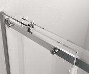 Polysan Thron Round Sprchové Dveře 1300 Mm, Kulaté Pojezdy, čiré Sklo