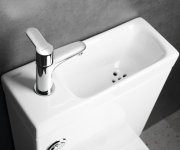 Aqualine Jalta Hygie Wc Kombi S Umývátkem, Rimless, Spodní/zadní Odpad, Bílá