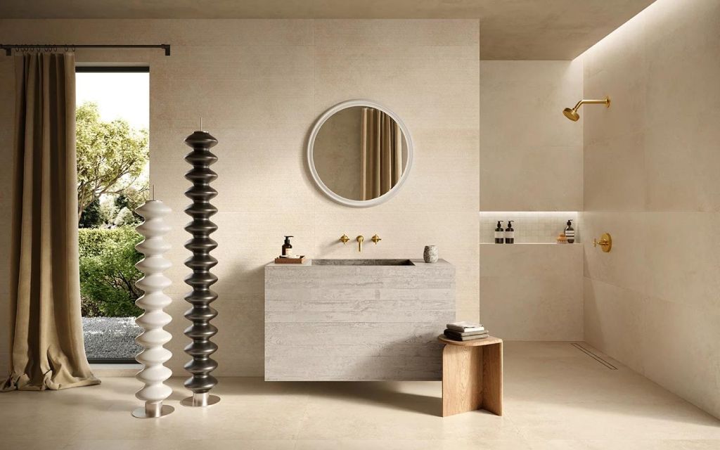 Realizace CSA_UNIONSTONE 2_Olimpia Avorio60120-Olimpia Avorio Rigato60120-Mosaico Olimpia Avorio_bathroom