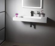 Sapho Sort Zrcadlo S Led Osvětlením 60x80cm, černá Mat