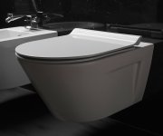 Gsi Wc Sedátko, Slim, Soft Close, Quick Release, Bílá/chrom