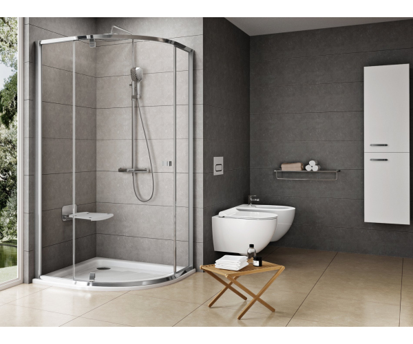 Sprchový kout Pivot PSKK3 - PSKK3 80x80, lesk+transparent