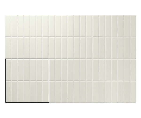 Obklad jako beton APE Acquarella Incision White 20X20 Matt. - bílá