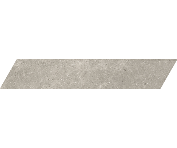 Dlažba jako kámen Piemme Limestone English Grey Chevron 10x53 Lapp. Rett. - šedá