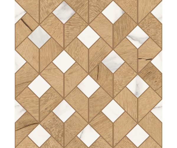 Mozaika Sant Agostino Timewood Flip 29x29 Nat. - hnědá