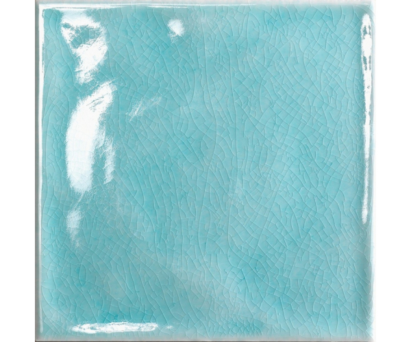 Retro obklad Tonalite Kraklé acqua chiara 15x15 - tyrkysová