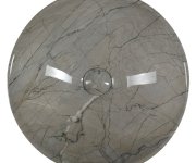 Sapho Dalma Keramické Umyvadlo Na Desku, ø 42cm, Grigio