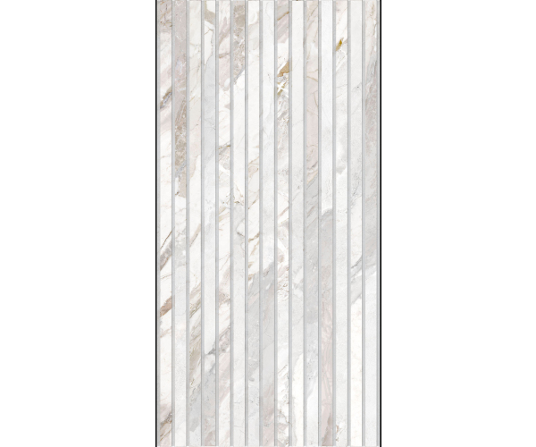Obklad jako kámen Bottega Blend Milled White 60x120 Nat. Rett. - bílá