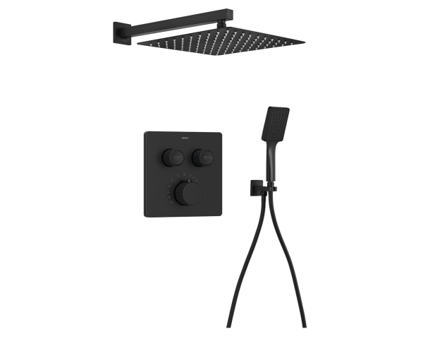 Sapho Smart Select Podomítkový Sprchový Set S Termostatickou Baterií, 2 Výstupy, Vyú