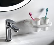 Aqualine White Line Držák Kelímků, Bílá