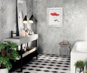 Dlažba jako beton CIR Materia Prima Grey Vetiver Esagona 24x27,7 - šedá