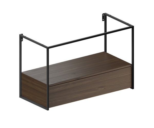 Gsi Pura Konstrukce Pod Umyvadlo 102,6x46cm, černá Mat/ořech