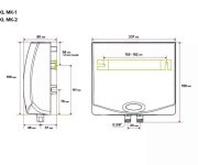 Tělo Průtokového Ohřívače HAKL Mk1-5,5kw - 25 A PO-MK1-155
