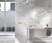 Dlažba jako mramor Brennero Venus Solitaire Gold White 60x120 Lapp. + Rett