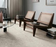 Dlažba jako kámen Mirage NORR Melk RR04 15x60 Nat. Rett. - šedá