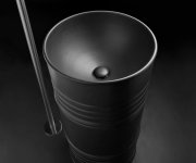 Kerasan Barrel Keramické Umyvadlo Volně Stojící, 42x90x42cm, černá Mat