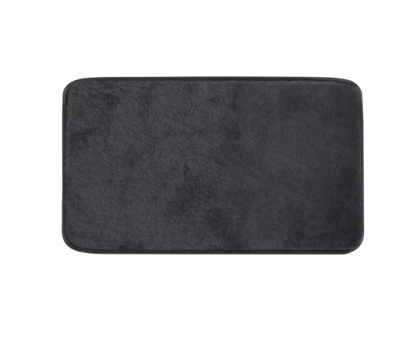 Gedy Fuzzy Koupelnová Předložka, 50x80cm, 100% Polyester, Protiskluz, černá