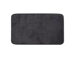 Gedy Fuzzy Koupelnová Předložka, 50x80cm, 100% Polyester, Protiskluz, černá