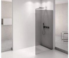 Polysan Architex Chrom Sprchová Zástěna 862mm, Kouřové Sklo